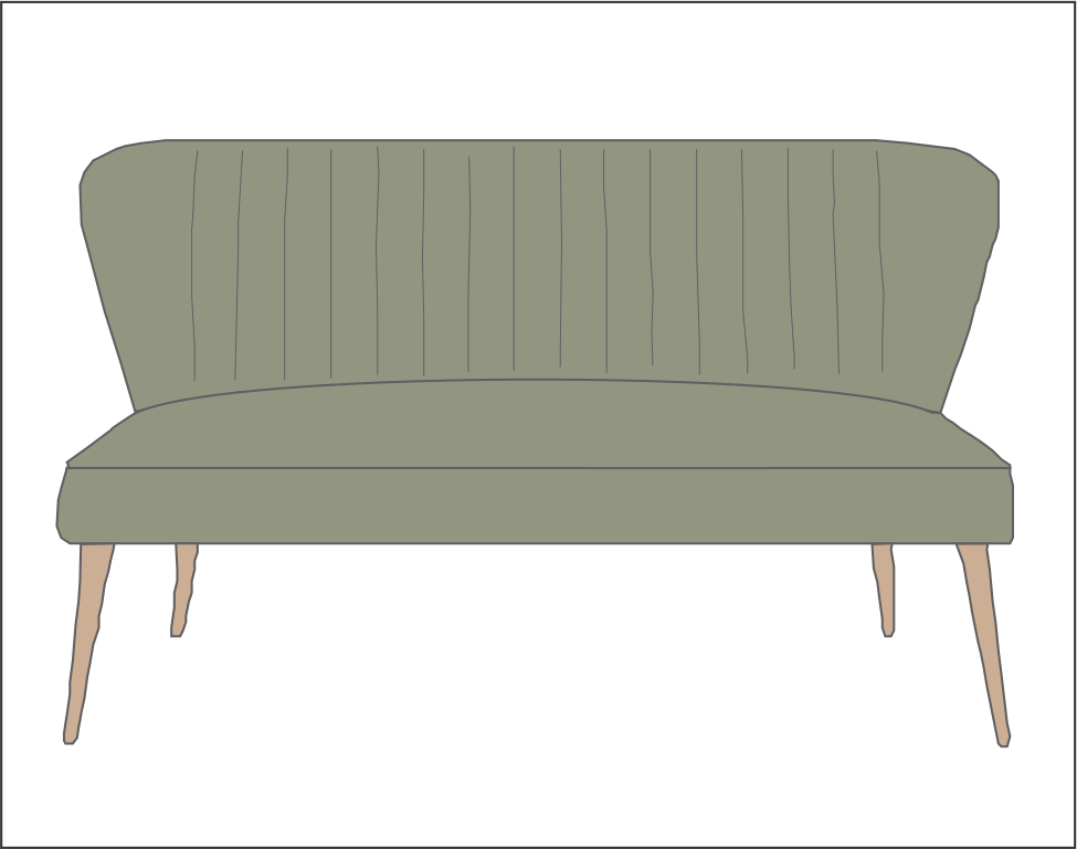 Vector living room chair design