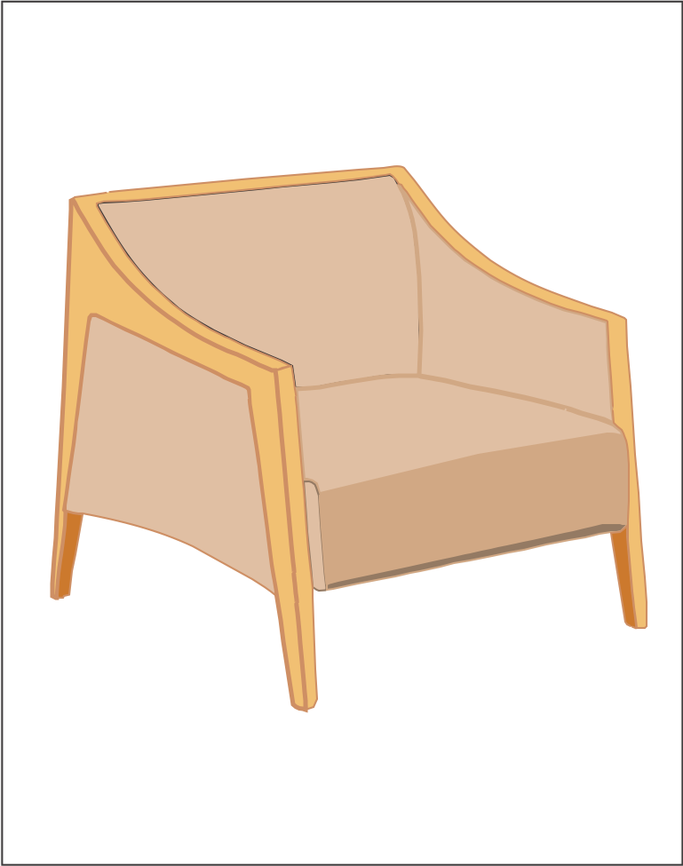 Vector Minimalist Sofa Chair