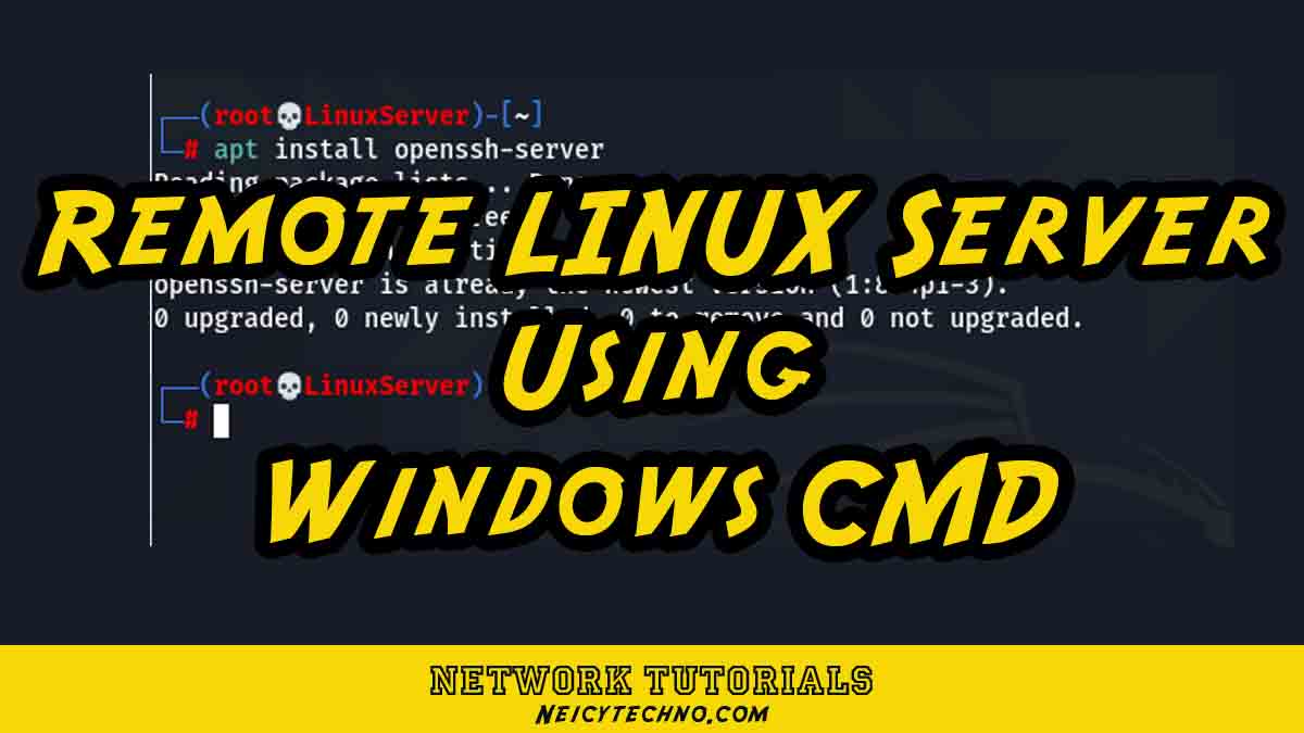 Remote LINUX Server Using Windows CMD