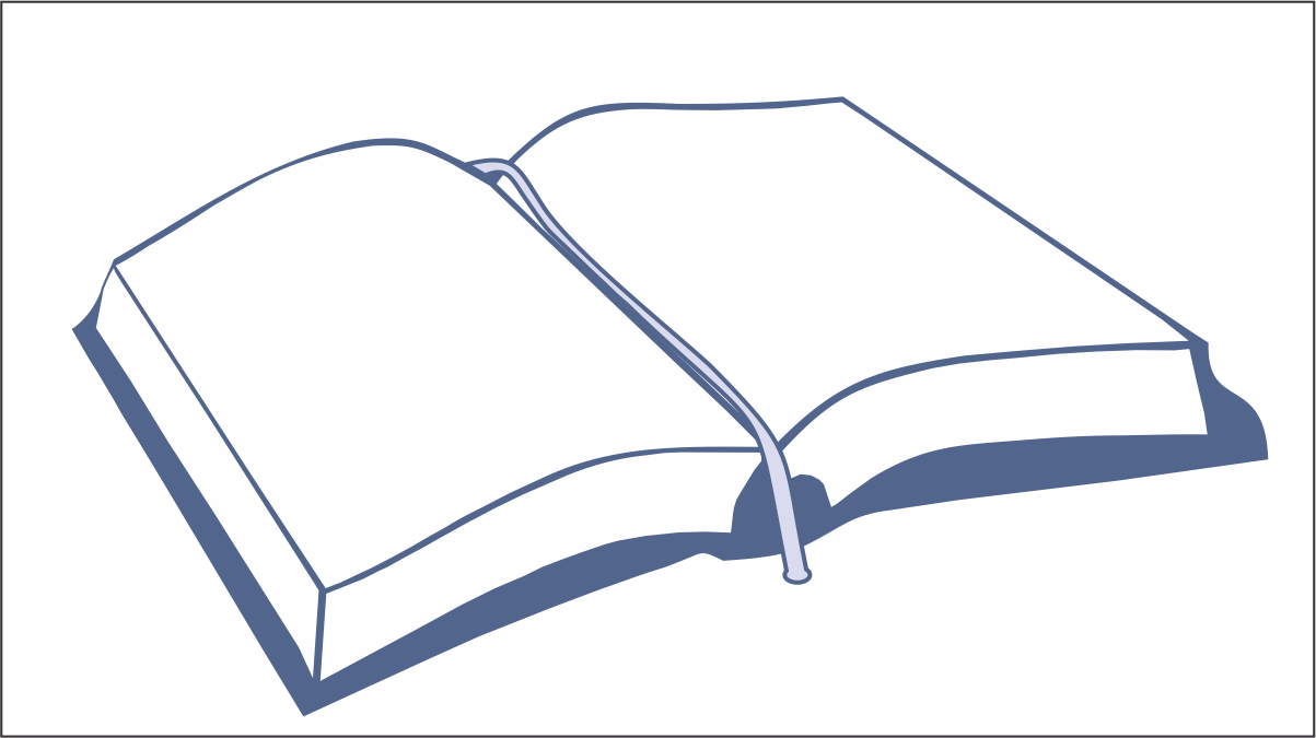 Open book vector design