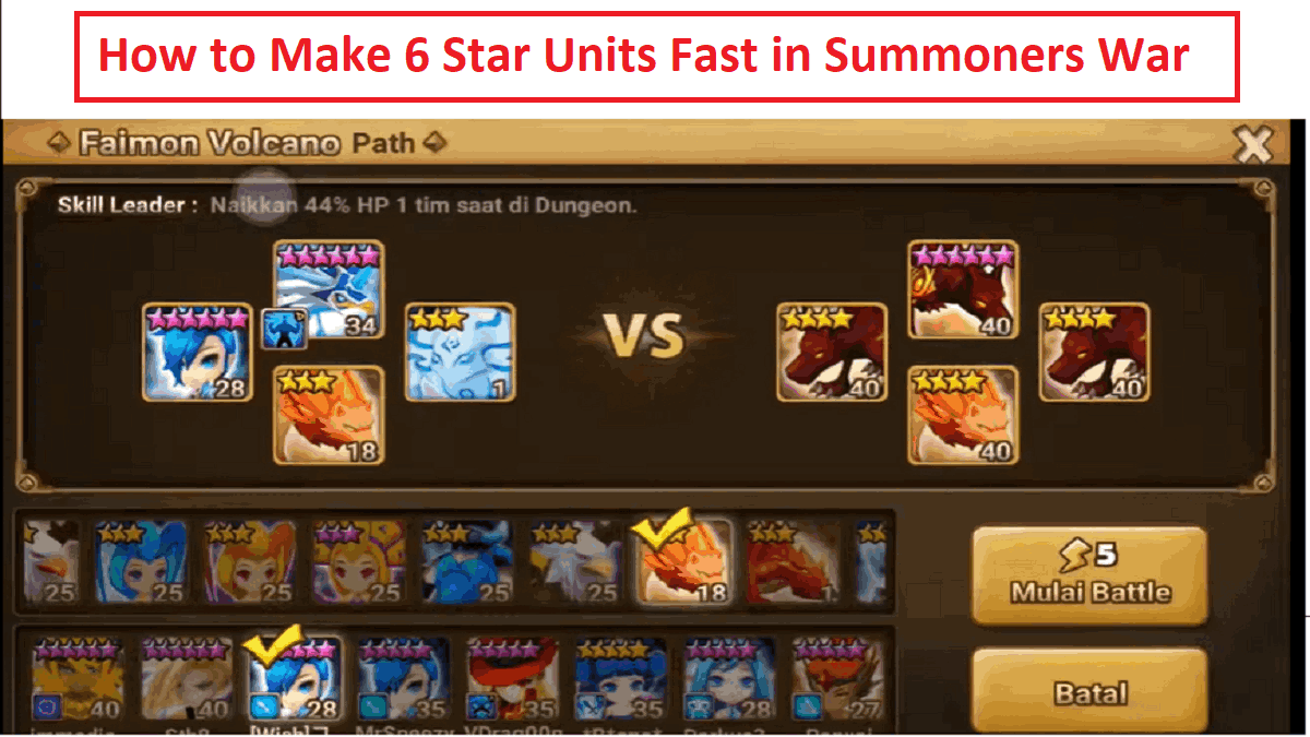 Easy Ways to Level Up Monsters in Summoners War