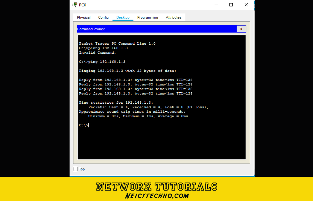 test ping connection