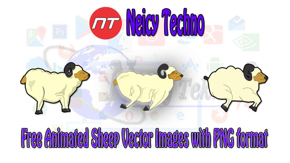 Free Animated Sheep Vector Images with PNG format