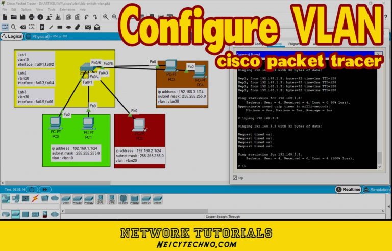 cisco packet tracer - VLAN