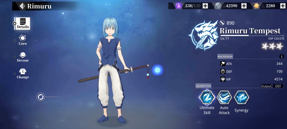 Karakter Rimuru Tempest