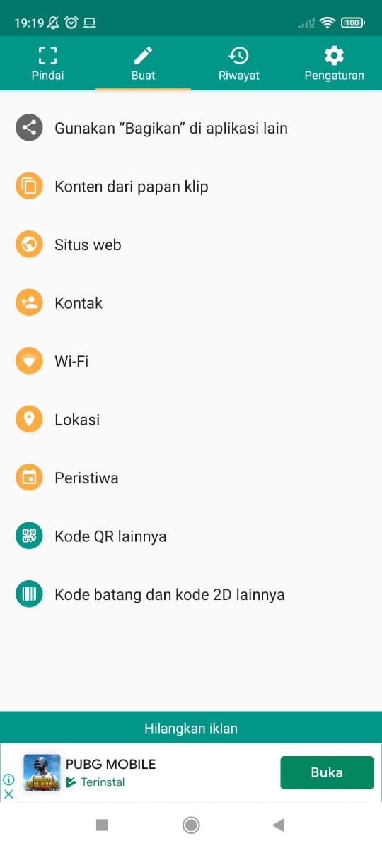 membuat Barcode Lokasi atau maps