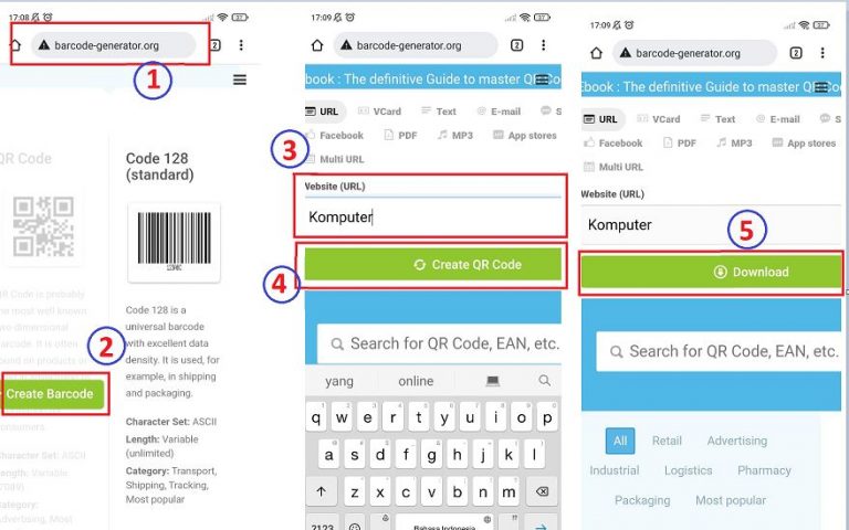 Cara Membuat Barcode di HP Android Tanpa Aplikasi