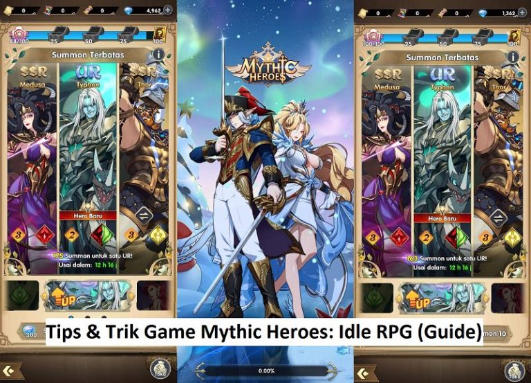 Tips & Trik Game Mythic Heroes: Idle RPG (Guide)