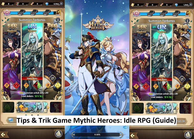 Tips & Trik Game Mythic Heroes: Idle RPG (Guide)