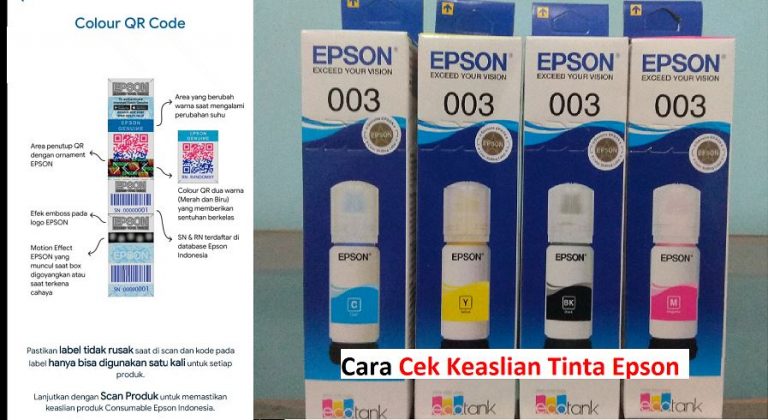 Cara Cek Keaslian Tinta Epson di Hp Android