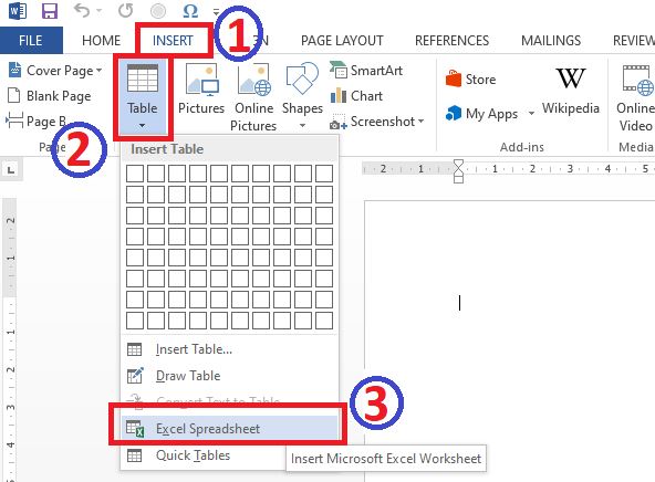Cara Menggunakan Fungsi/Formula Excel di Microsoft Word