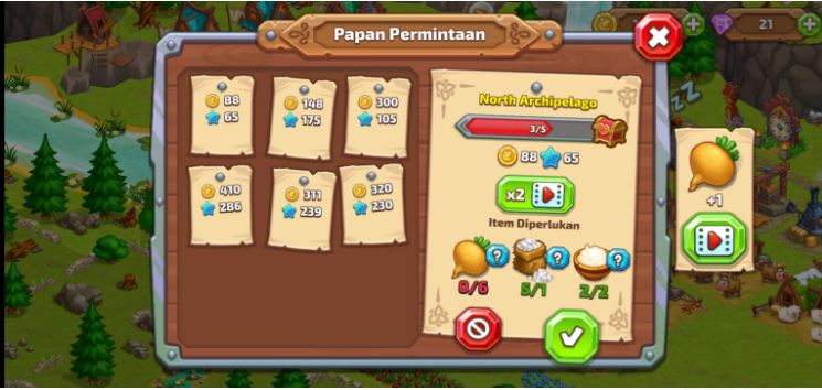 Tips menyelesaikan Misi Vikings Farm