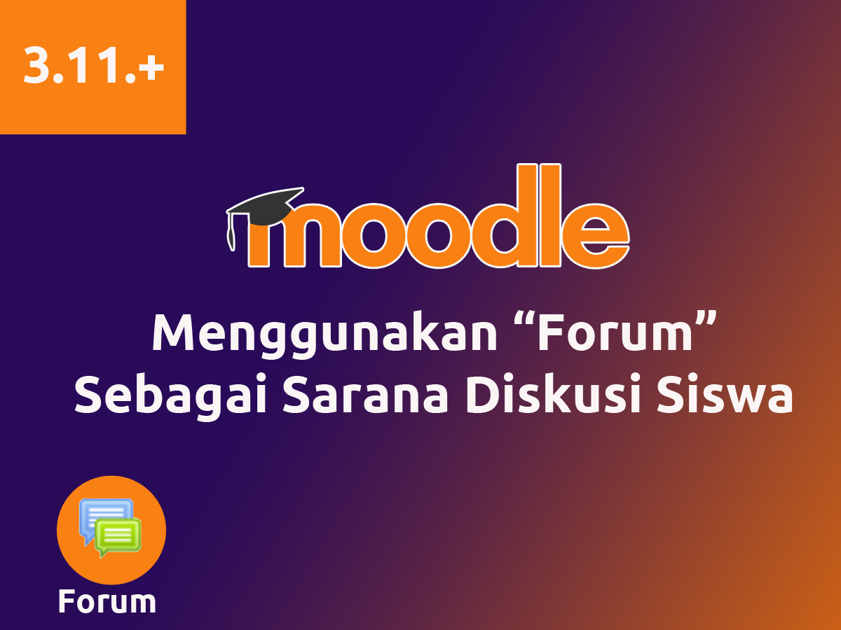 Cara Membuat forum Diskusi Moodle