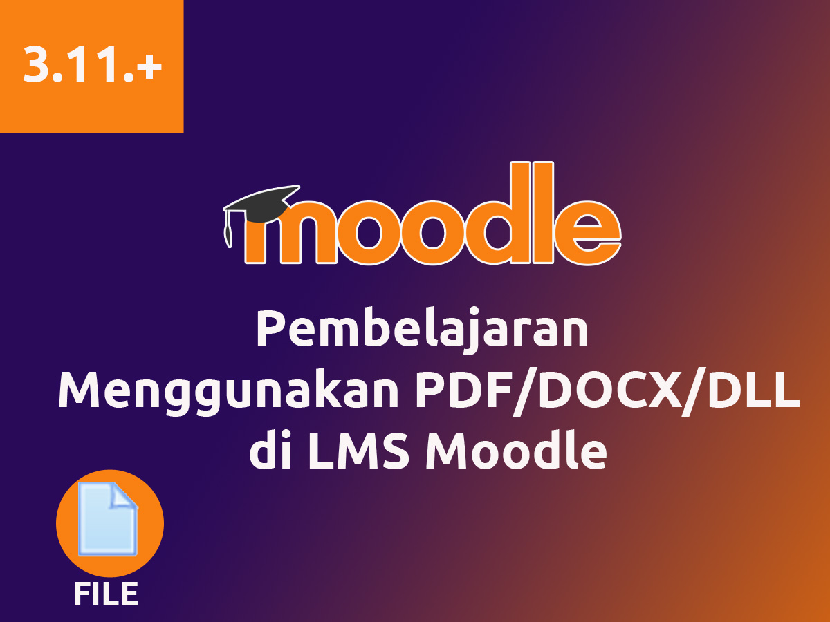 Pembelajaran Menggunakan PDF di LMS Moodle