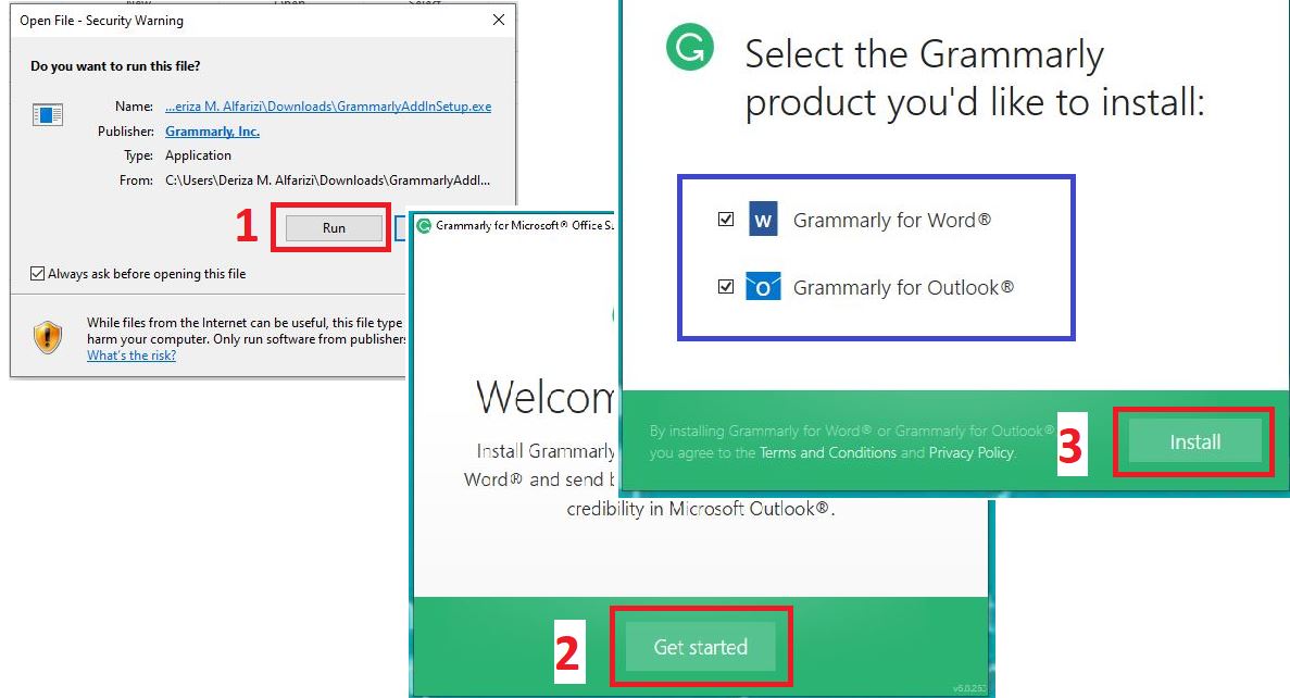 Download dan Instal Grammarly for Microsoft Word and Outlook Gratis