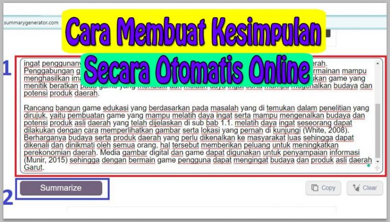 Cara Membuat Kesimpulan Secara Otomatis Online