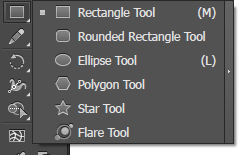 menggunakan klik kanan pada toolbar Ai
