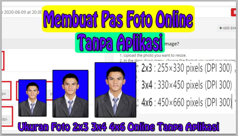 Cara Membuat Pas Foto Online Tanpa Aplikasi
