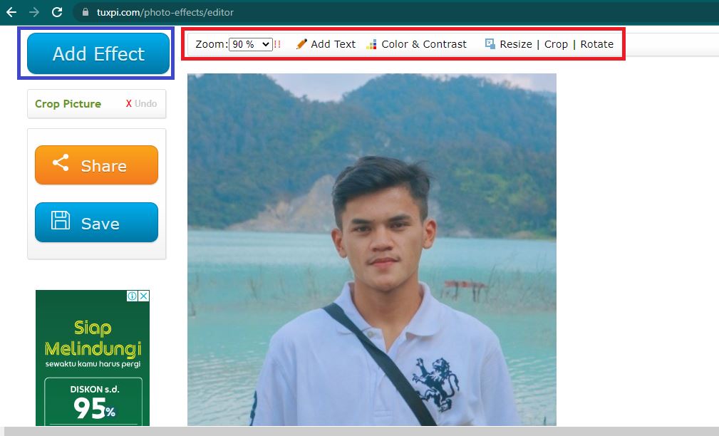 Cara Edit Foto Frame Polaroid Secara Online di HP dan Komputer/Laptop