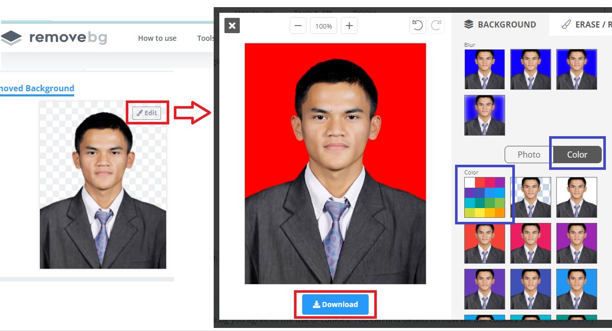 Cara Menghapus atau Mengubah Background Foto Online Tanpa Instal Aplikasi di HP Android dan PC