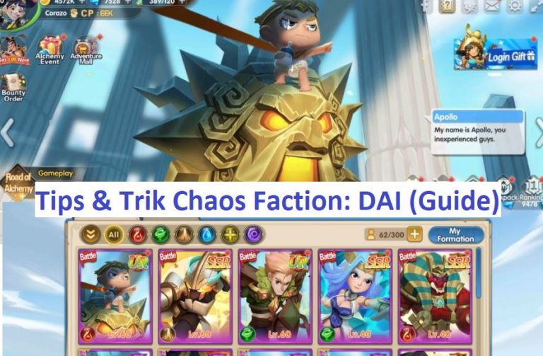 Tips & Trik Chaos Faction: DAI (Guide)