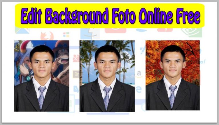 Cara Edit Background Foto Online Free