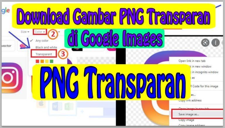 Cara Download Gambar PNG Transparan di Google Images