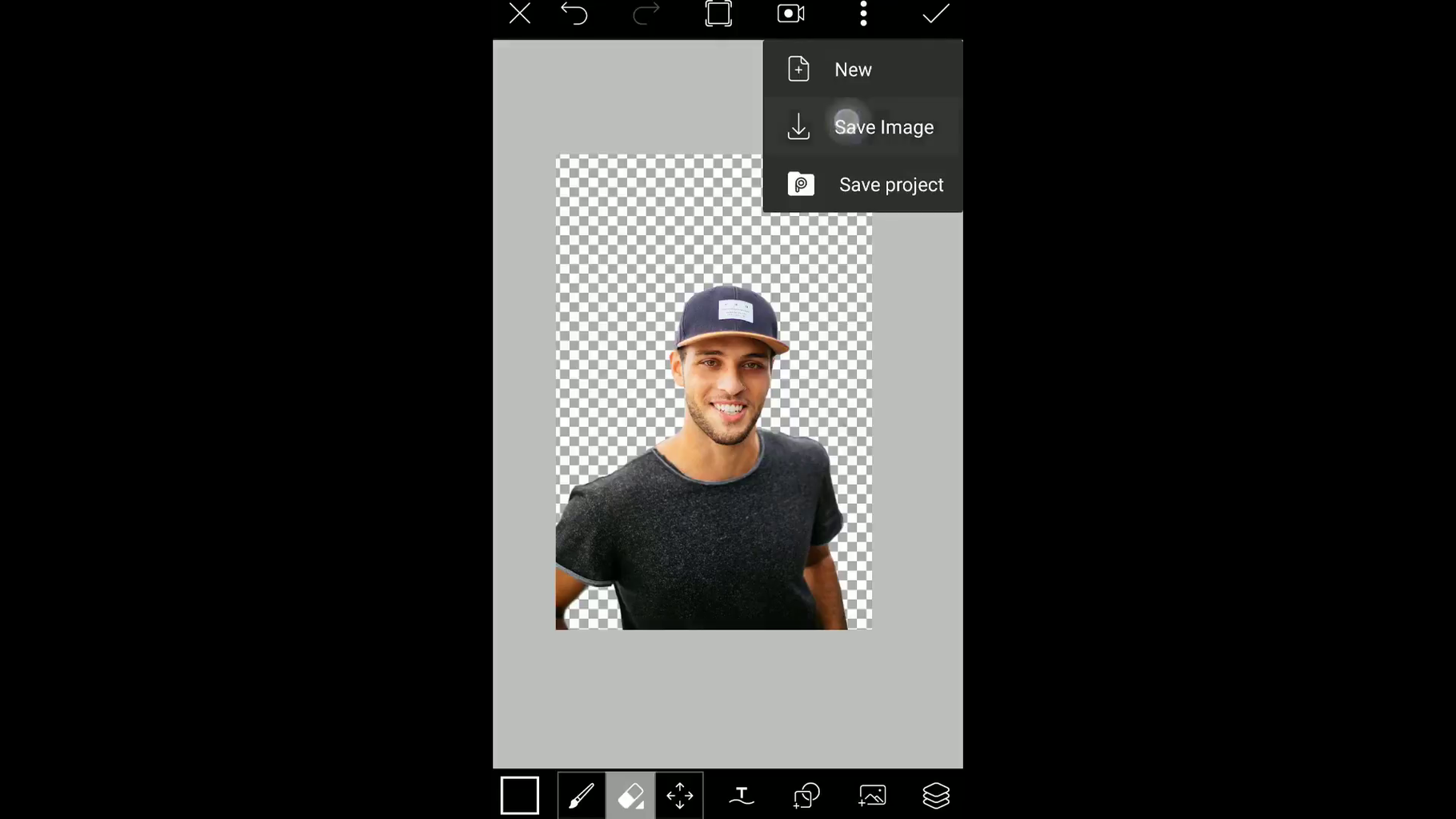 Cara Membuat Background Putih Di Picsart Fitur Tools Eraser