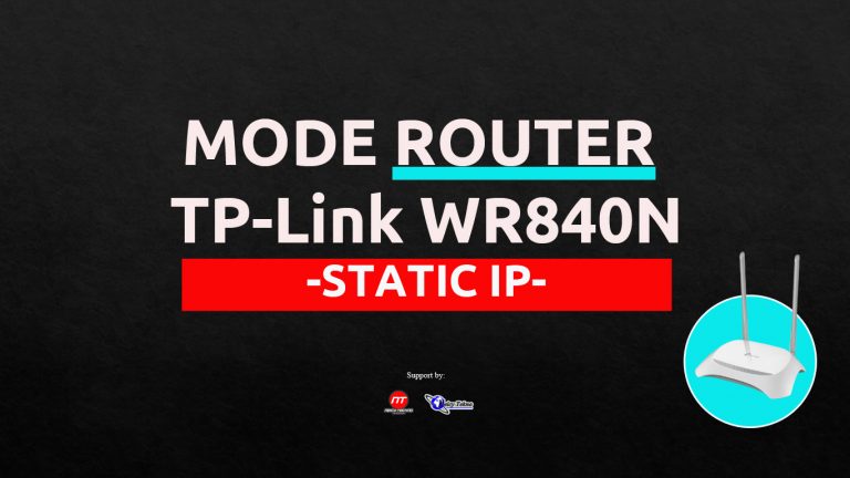 static ip router tplink wr840n