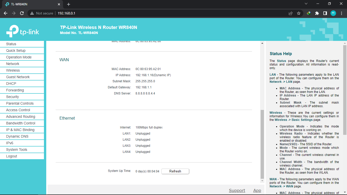 wan alokasi alamat ip dari server