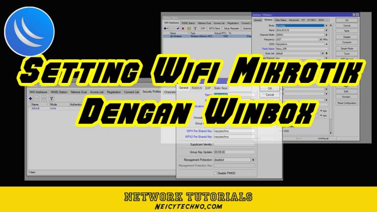 Setting Wifi Mikrotik Dengan Winbox