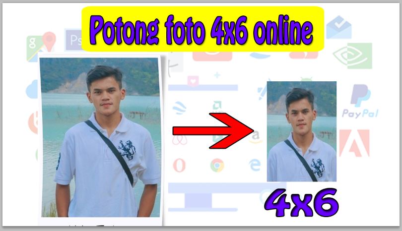 Potong foto 4x6 online