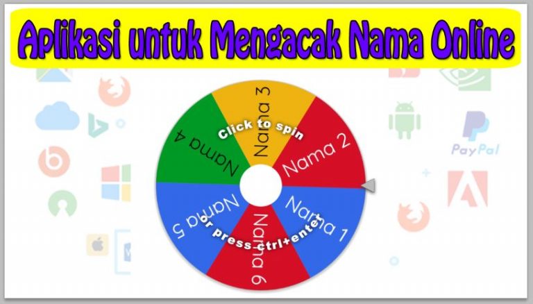 Aplikasi untuk Mengacak Nama Online