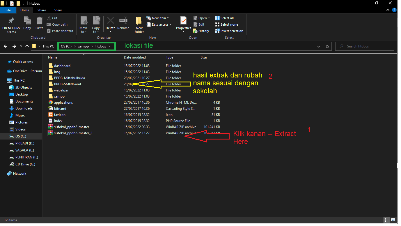 Extract file sisfokol