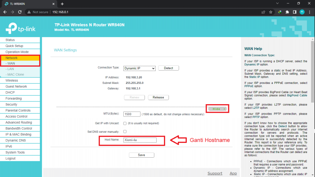 Cara Mengganti Hostname Router Tplink Neicy Techno