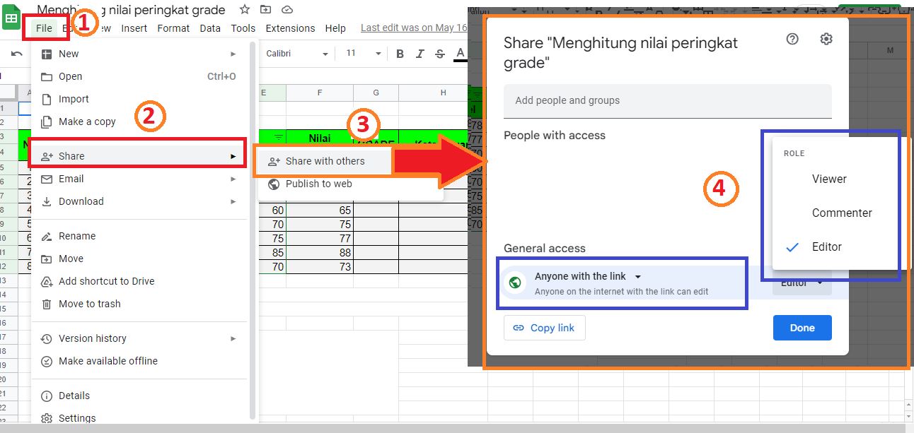 Cara Membuat Google Spreadsheet yang Bisa Diakses Semua Orang