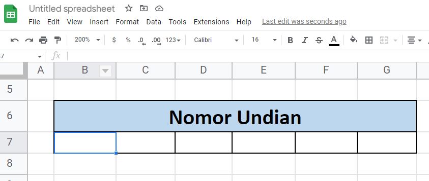 Mengacak nomor di Spreadsheet