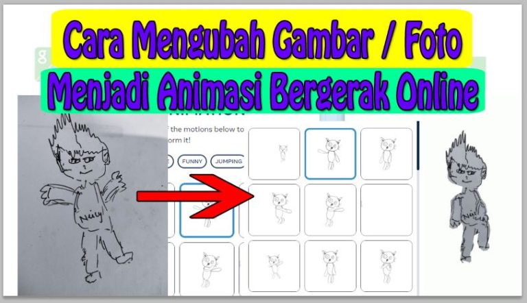Cara Mengubah Gambar Menjadi Animasi Bergerak Secara Online