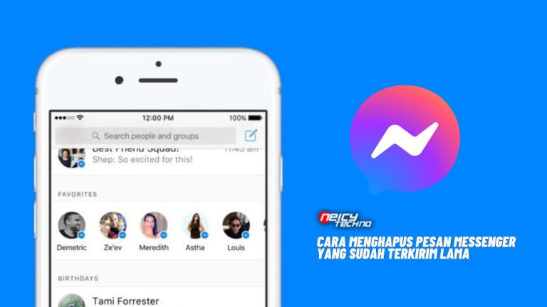 Cara Menghapus Pesan Messenger yang sudah Terkirim Lama