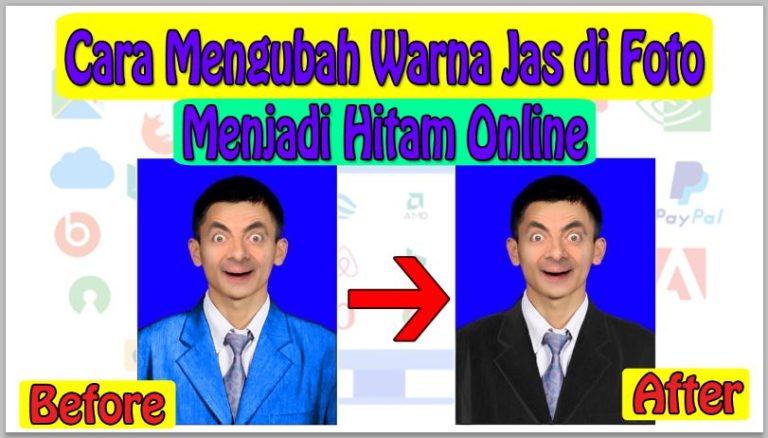 Cara Mengubah Warna Jas di Foto Menjadi Hitam Online Tanpa Aplikasi