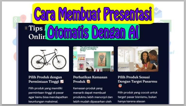 Cara Membuat Presentasi Otomatis Dengan AI