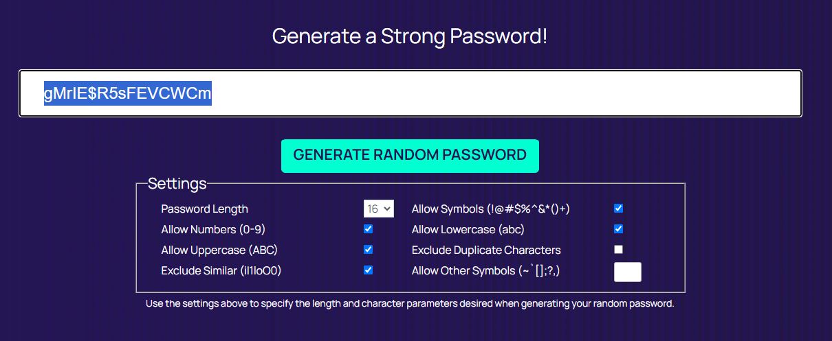 Cara Membuat Password yang Aman dan Kuat Secara Online Menggunakan Password Generator