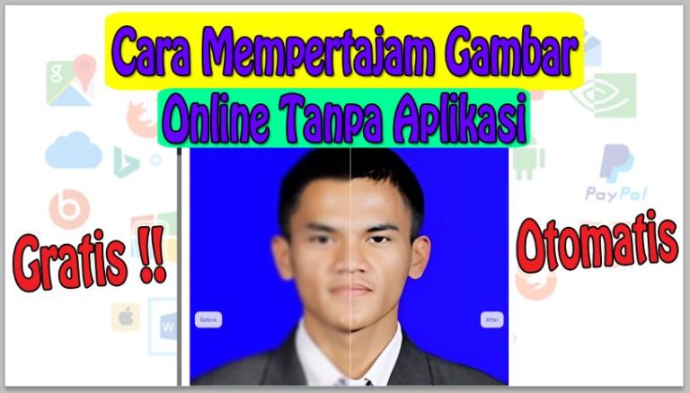 Cara Mempertajam Gambar Online