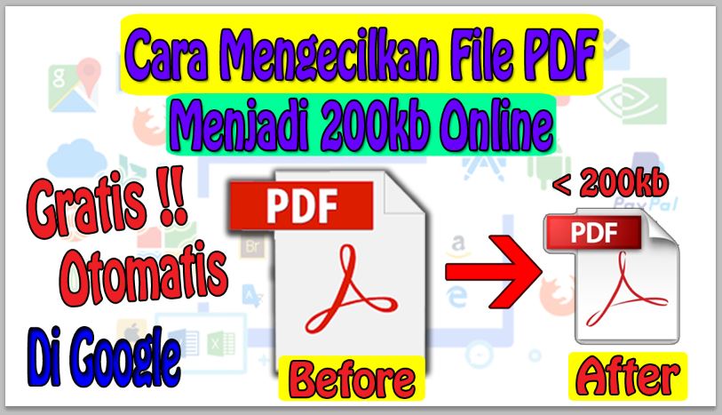 Cara Mengecilkan File PDF Menjadi 200kb Online