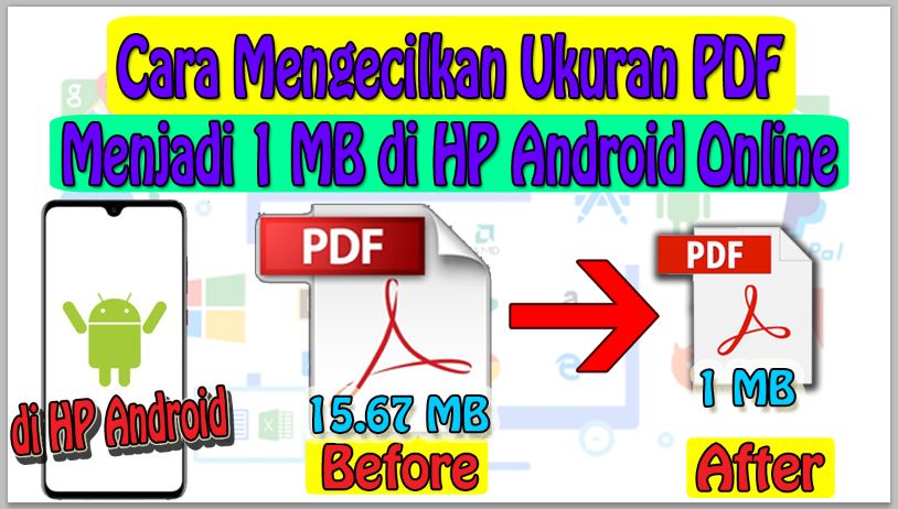 Cara Mengecilkan Ukuran PDF Menjadi 1 MB di HP Android Online Gratis Tanpa Aplikasi