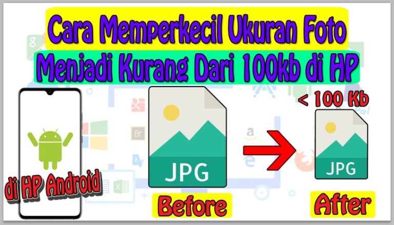 Cara Memperkecil Ukuran Foto Menjadi Kurang Dari 100kb di HP Android Online Tanpa Aplikasi