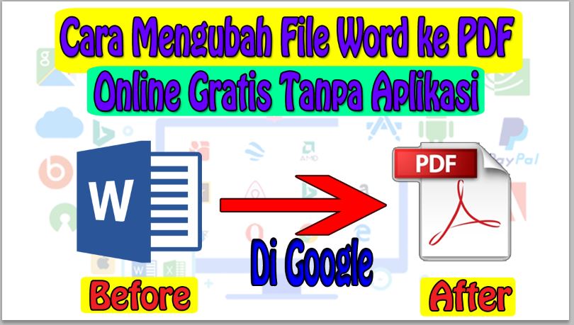 Cara Mengubah File Word ke PDF Online Gratis Tanpa Aplikasi