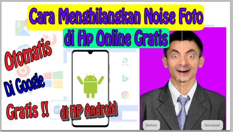 Cara Menghilangkan Noise Foto di Hp Online Gratis