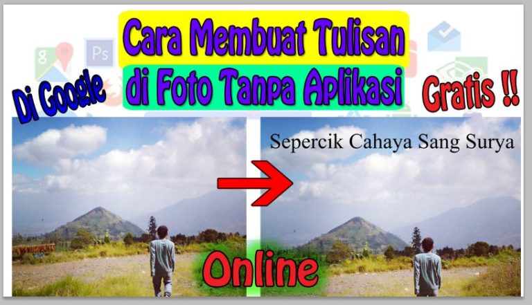 Cara Membuat Tulisan di Foto Tanpa Aplikasi