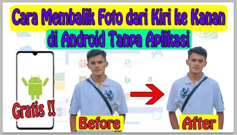 Cara Membalik Foto dari Kiri ke Kanan di Android Tanpa Aplikasi